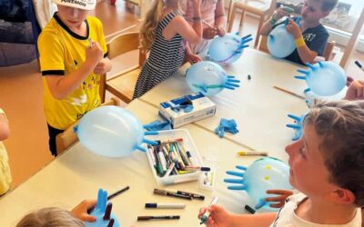 Spannender Besuch im Kindergarten Gelb